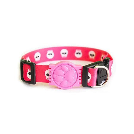 Coleira Premium Ajustável - Caveira